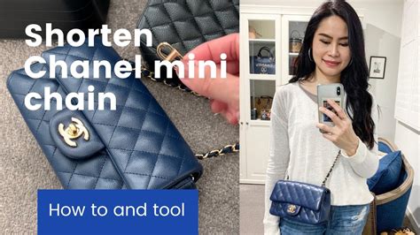 [Eng] How to shorten chain/strap of Chanel mini rectangular